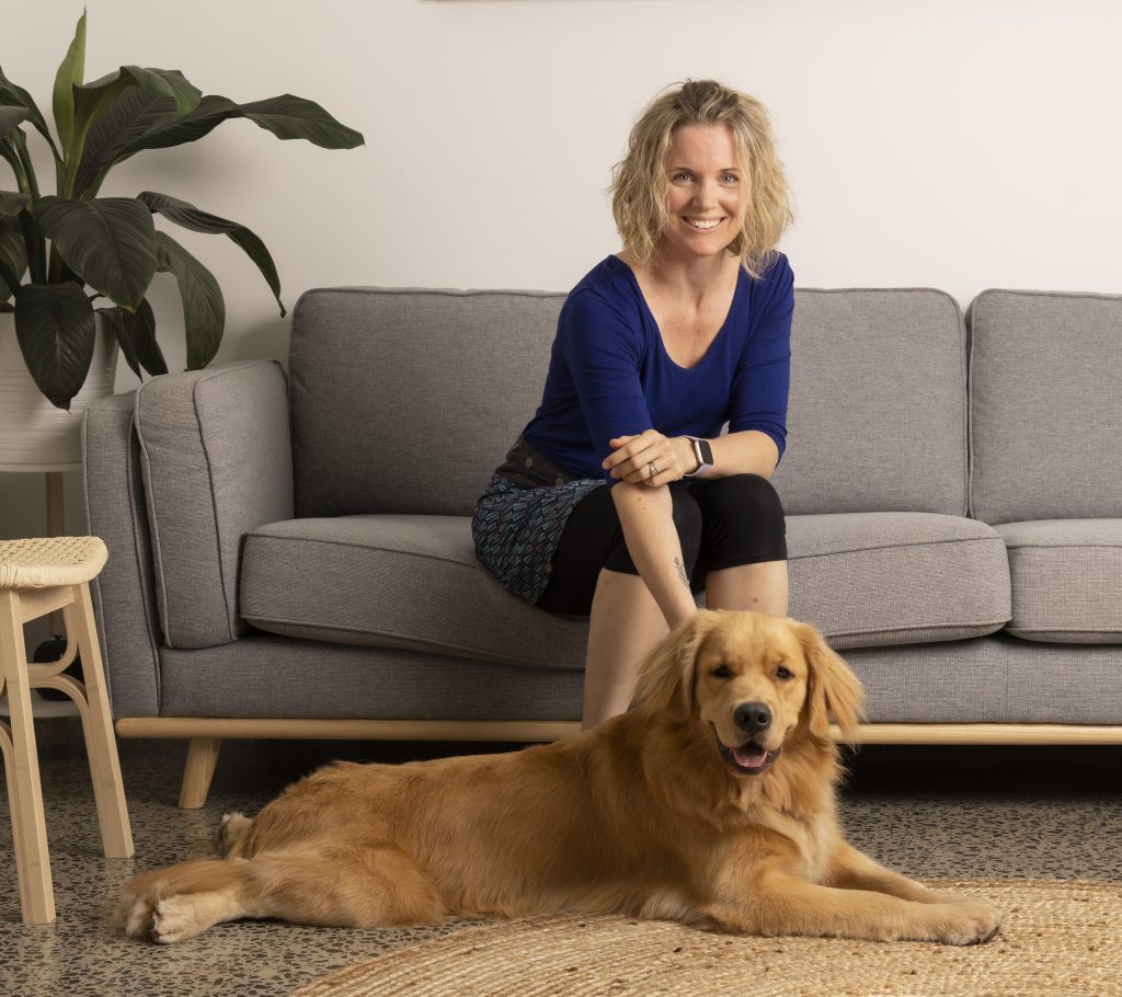 Noemie and Tango, Animal assisted therapy in Brisbane, Queensland